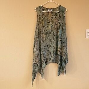 Tienda Ho sleeveless asymmetrical tunic